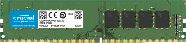 Crucial 8GB (1x8GB) DDR4 UDIMM 3200MHz RAM