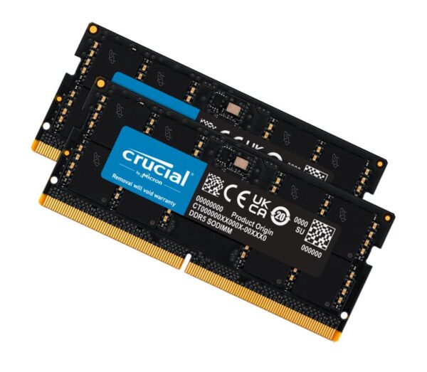 Crucial 32GB (2x16GB) DDR5 SODIMM 5600MHz