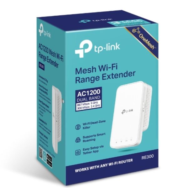 TP-Link RE300 AC1200 Mesh Wi-Fi Range Extender