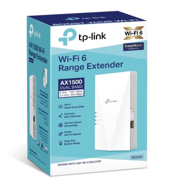 TP-Link RE500X AX1500 Wi-Fi Range Extender