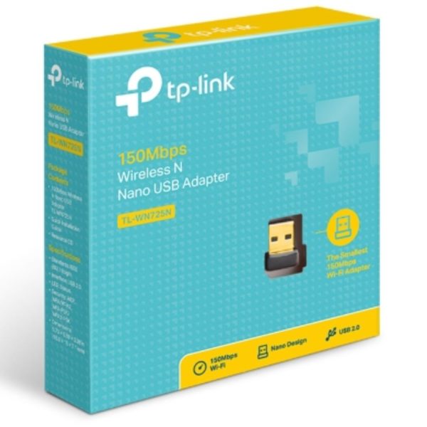 TP-Link TL-WN725N N150 Nano Wireless N USB Adapter