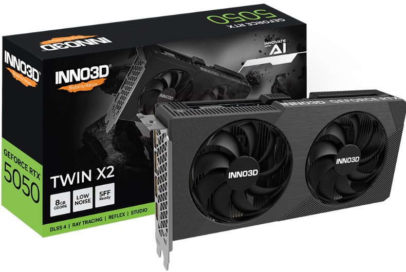 INNO3D nVidia GeForce RTX 5050 TWIN X2 8GB