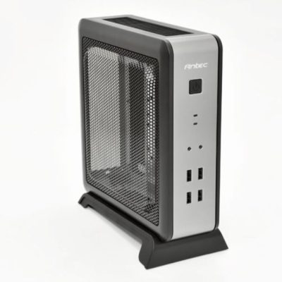 Antec ISK110-VESA ITX MB, Slim Form Factor case with External 90w PSU