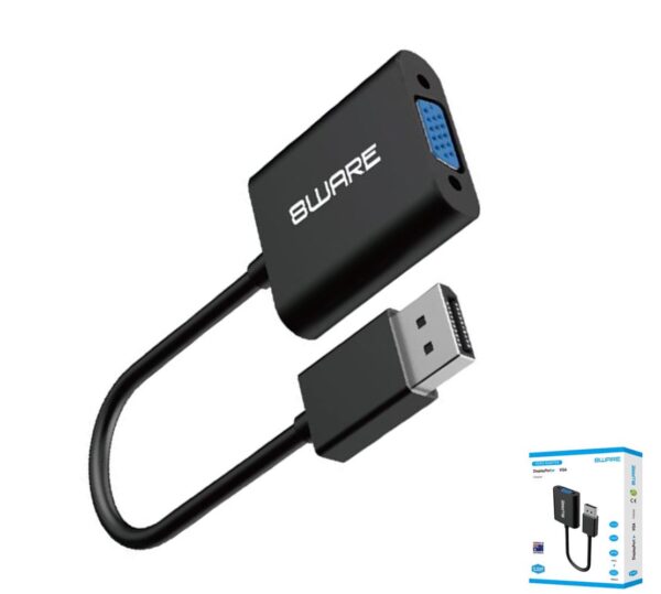 DisplayPort DP to VGA Adapter Converter Cable Male to Female