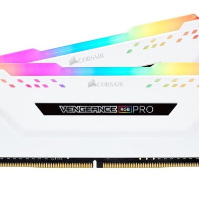 Corsair Vengeance RGB PRO 32GB (2x16GB) DDR4 3200MHz C16 Desktop Gaming Memory White