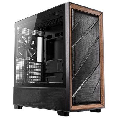 Antec Flux Black Premium Walnut Trim ATX Case